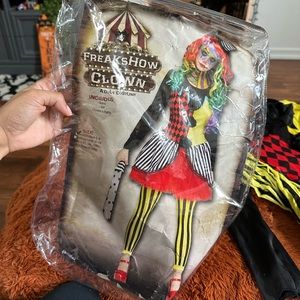 Freak show womens clown costume !